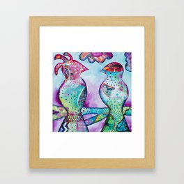 Forest Birds Framed Art Print