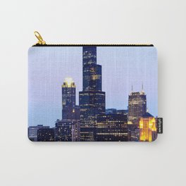 New York Streets, New York, Buildings, Night View, Skyline, Cityline, City Light Carry-All Pouch