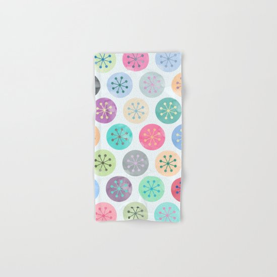 Watercolor Lovely Pattern V Hand & Bath Towel