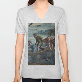 The Miraculous Draft of Fishes V Neck T Shirt