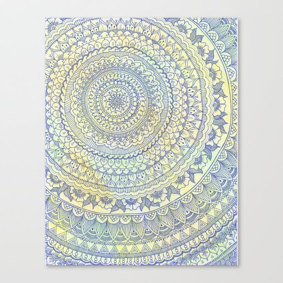 Mandala Doodle Canvas Print