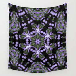 Floral Gothic Mandala Wall Tapestry