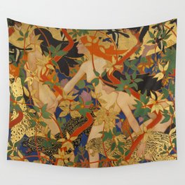 Robert Burns - The Hunt (Diana And Her Nymphs) Wall Tapestry
