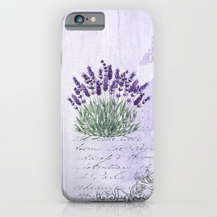 Lavender scent iPhone Case