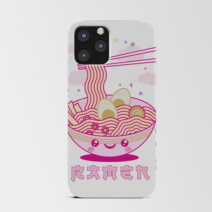 Cute Kawaii Anime Ramen Noodles Soup Japanese Aesthetic iPhone Card Case