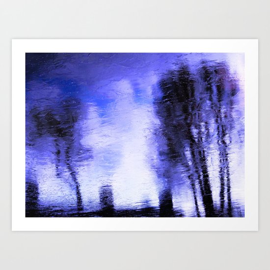 Winter Blue(s) 3>3 Art Print