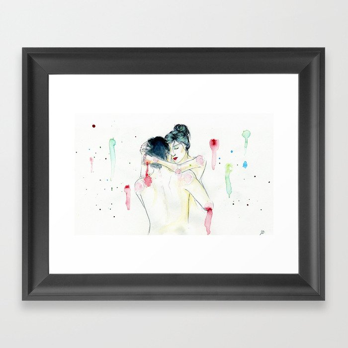 Sweet Embrace Framed Art Print