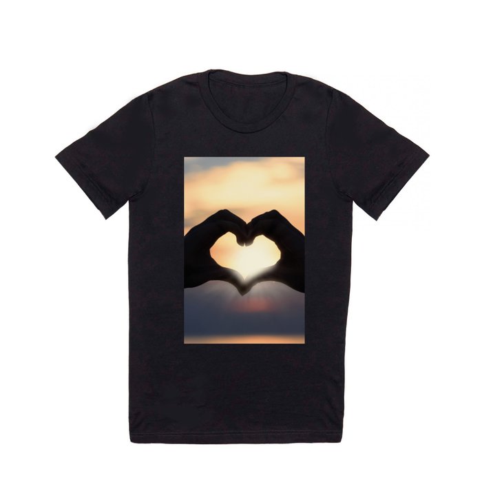 Hand Love Sky Sun T Shirt
