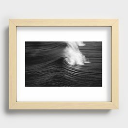 Southern California Wave Recessed Framed Print