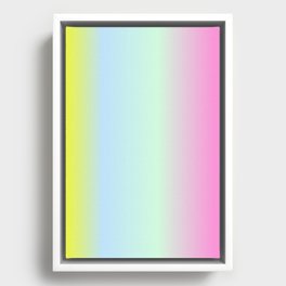 4 Gradient Background Pastel Aesthetic 220621 Minimalist Art Valourine Digital  Framed Canvas