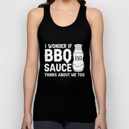 BBQ Sauce Barbeque Recipes Korean Barbecue Keto Unisex Tank Top