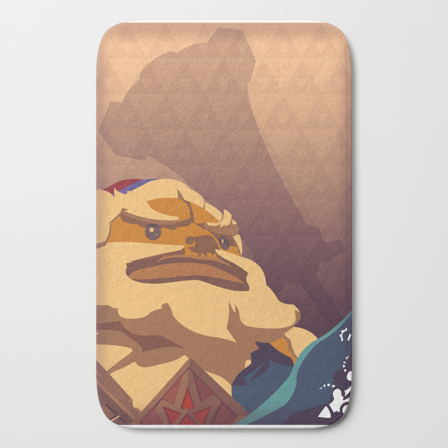 Goron Hero Legend Of Zelda Bath Mat By Curiosityshopuk Society6