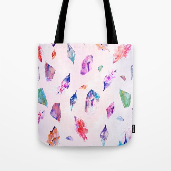 Watercolour Crystals Tote Bag