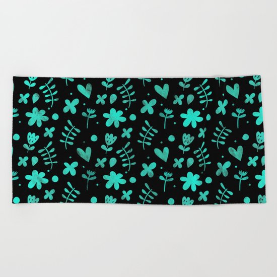 Colorful Lovely Pattern XVII Beach Towel