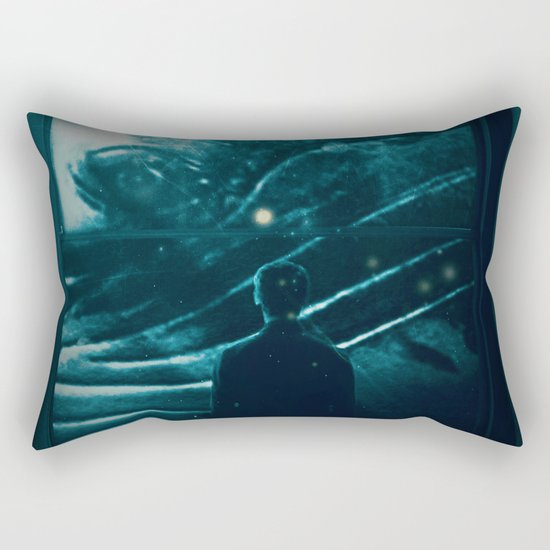 On the outside looking in Rectangular Pillow