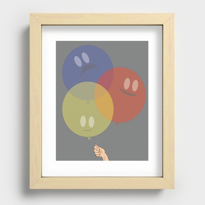 Balloon Bodies Recessed Framed Print