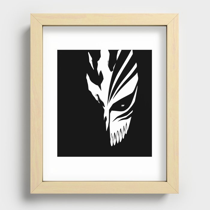Bleach- Ichigo Kurosaki Hollow Mask Recessed Framed Print
