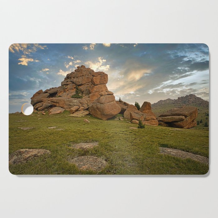 Amazing Rock Formations of the Tarryall Mountains  Cutting Board