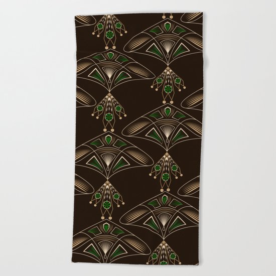 Art Deco. №1 Beach Towel