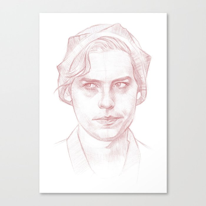 Jughead Jones Riverdale Canvas Print By Korobovart Society6,Cute Fire Dragon Drawing Easy