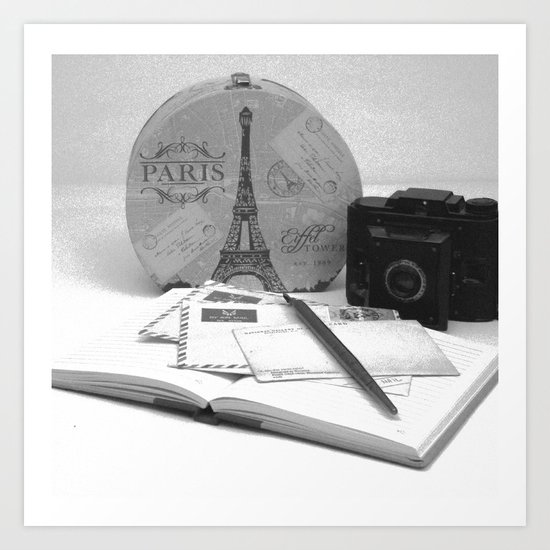 Love Letters From Paris Art Print
