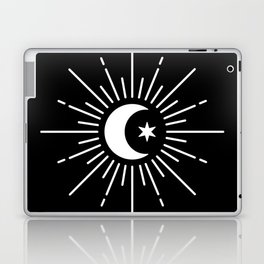 Minimalist Moon (white) Laptop Skin