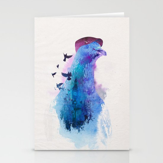 Everybody flies to London Stationery Cards