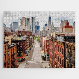 Manhattan Cityscape New York City Jigsaw Puzzle