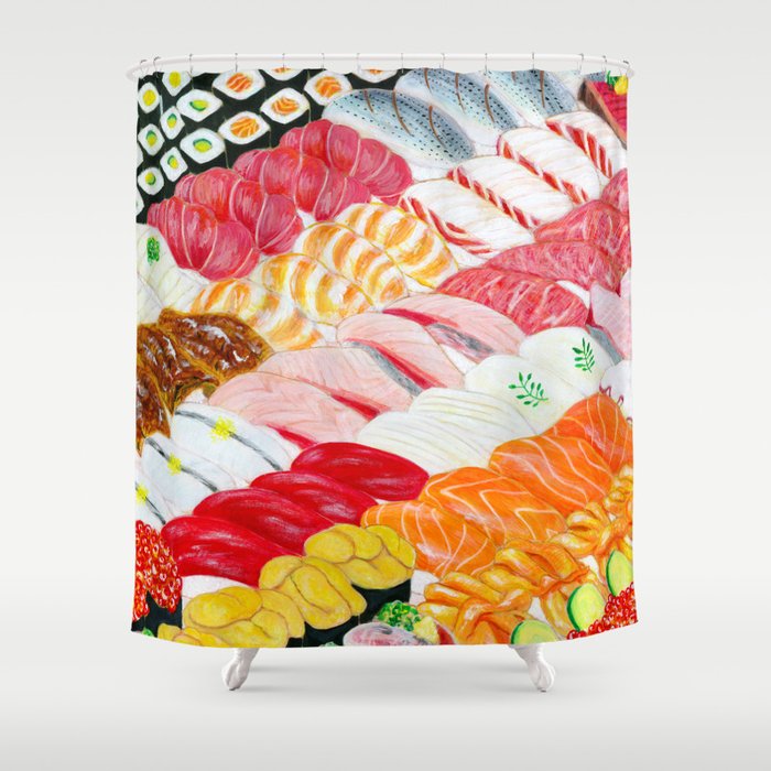 Sushi Shower Curtain
