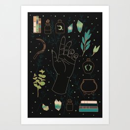 Earth Witch Starter Kit Art Print