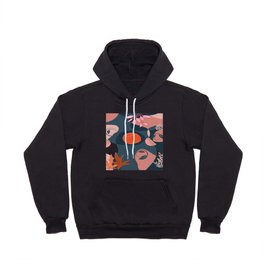 Abstract forms and leaves Hoody