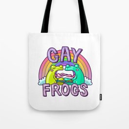 Gay Frogs Tote Bag