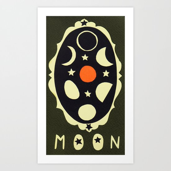 Moon Art Print