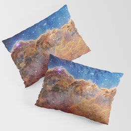 Nasa and esa  picture 64 : Carina Nebula by James Webb telescope Pillow Sham