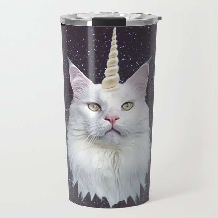 Unicorn Cat Travel Mug