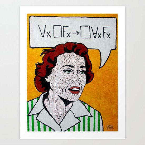 Ruth Barcan Marcus Art Print