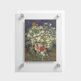 Bouquet of Flowers in a Vase - Still Life, Van Gogh Floating Acrylic Print