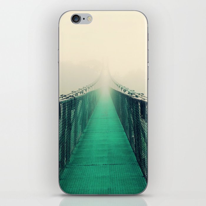 suspension bridge iPhone Skin