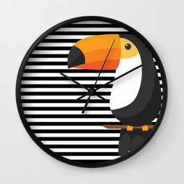 TOUCAN tropical toucans Wall Clock