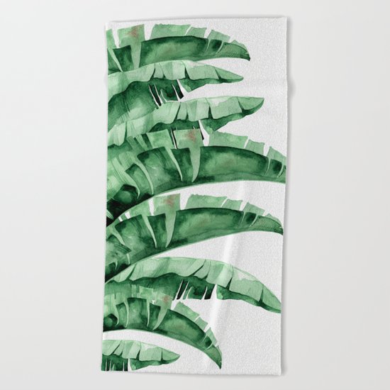 Banana Green Beach Towel