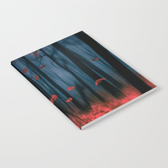 Red feather dance (colour option) Notebook