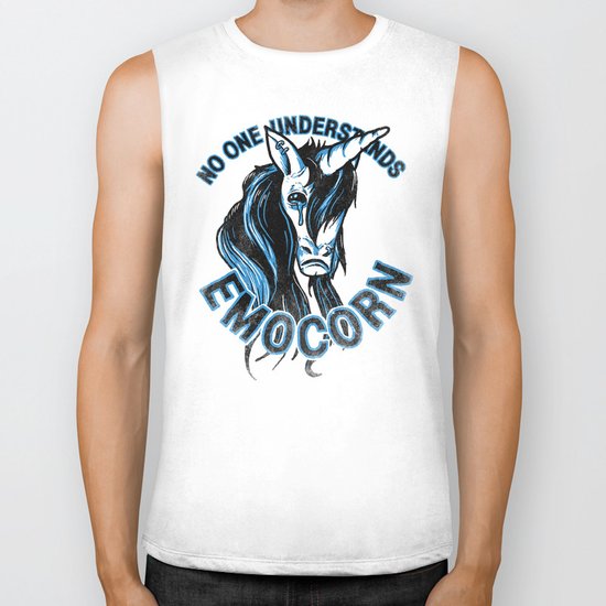 Nobody Understands Emocorn Biker Tank