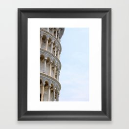 Leaning Tower of Pisa Framed Art Print