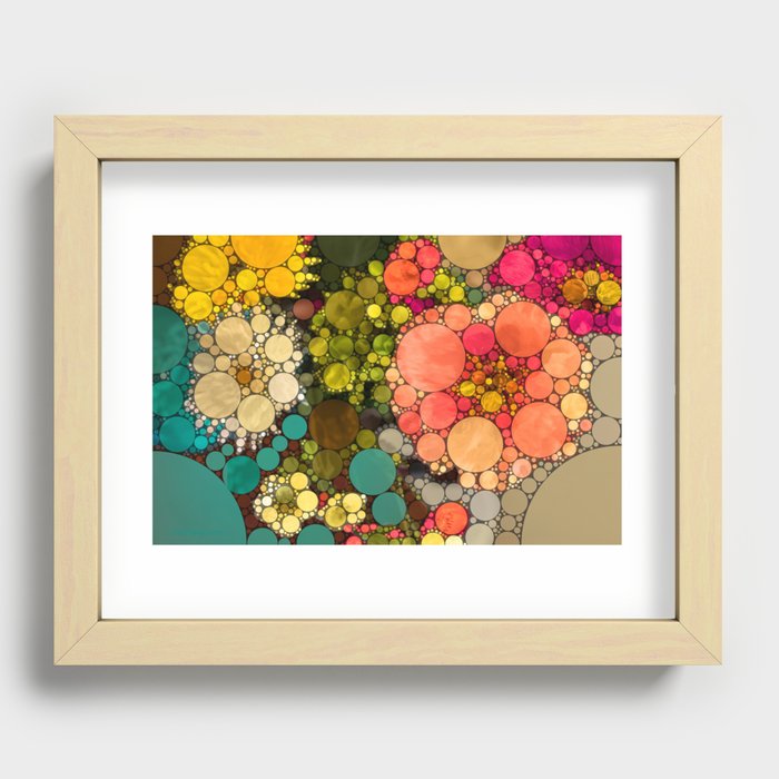 Perky Flowers! Recessed Framed Print