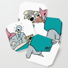 Elephant and Piggie Coaster