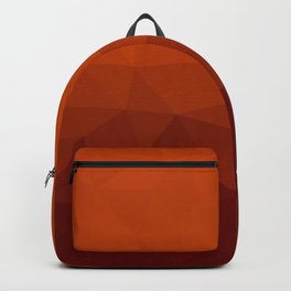 Burnt Orange Geometric Minimal Abstract Artwork Backpack