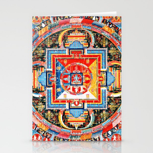 Buddhist Mandala of Jnanadakini Tangka Stationery Cards