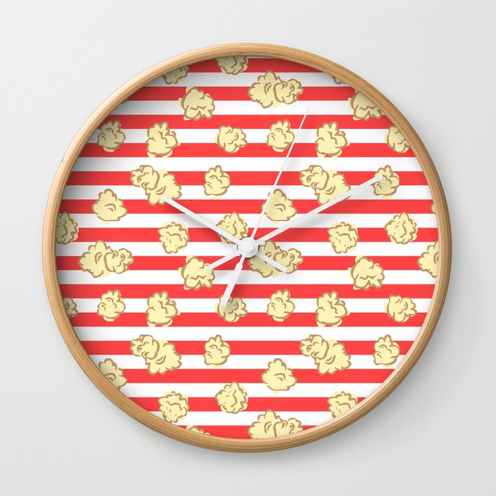 Popcorn Carnival Wall Clock