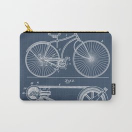 Bicycle Blueprints Carry-All Pouch