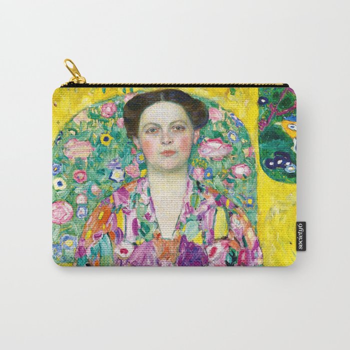 Portrait of Eugenia Primavesi, 1913-1914 by Gustav Klimt Carry-All Pouch